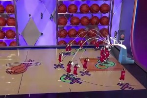 43中20！阿德巴约83分动画特效！密密麻麻的投篮图！